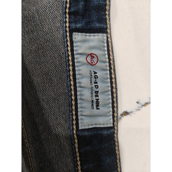 AG Adriano Goldschmied The Angel Jeans Womens 32R Blue Bootcut Flare Denim USA - Picture 11 of 14